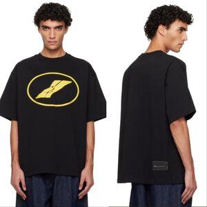 We11done Black Smile Logo T-shirt